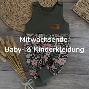 Mitwachsende Babykleidung & Kinderkleidung Kategorie-Bild - mitwachsender Baby Strampler, handmade