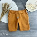 Handgemachte kurze Hose für Babys & Kinder - genäht aus hochwertigem French Terry mit Gummibund und Hosentaschen