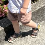 kurze Musselin-Pumphose für Babys & Kinder - luftig & weich, perfekt für warme Tage