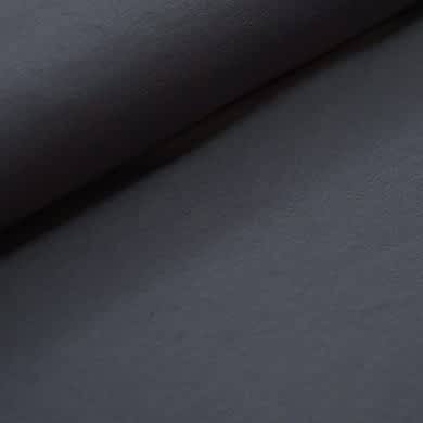 Unifarbener French Terry Dunkelgrau – robust, dehnbar & perfekt für mitwachsende Kinderkleidung