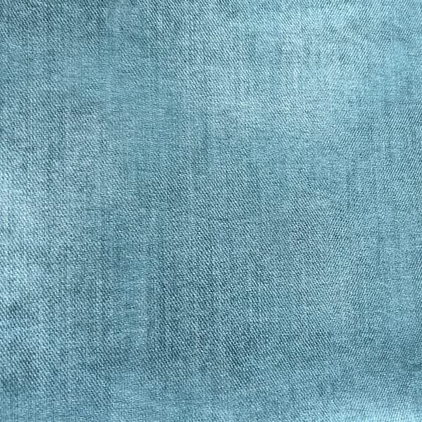 Handgemachte Kinderkleidung: Denimlook French Terry blau (leicht ins Türkise gehend) für bequeme Babyhosen und Kinderhosen; sieht aus wie echte Jeans und ist gemütlich wie eine Jogginghose