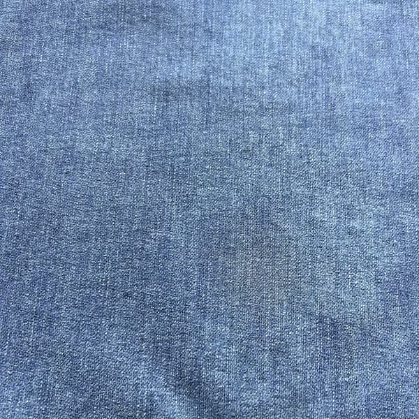 Denimlook French Terry klassischem blau für bequeme Babyhosen und Kinderhosen; sieht aus wie echte Jeans und ist gemütlich wie eine Jogginghose